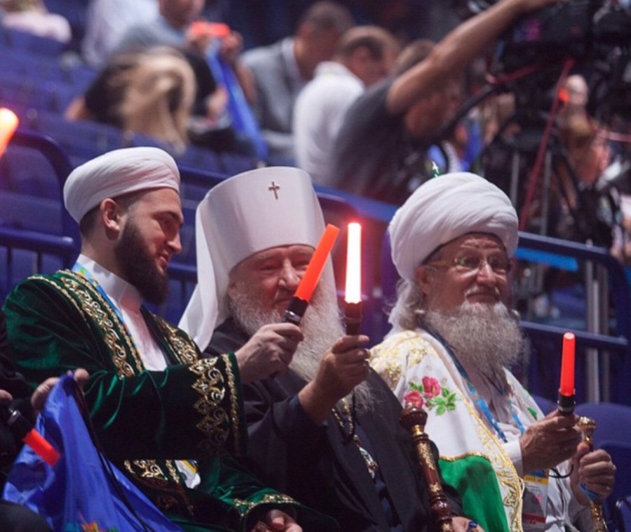 Муфтий РТ принял участие в церемонии открытия XVI чемпионата мира по водным видам спорта