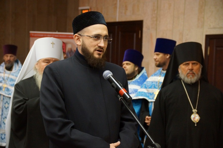 Мөфти православ вәкилләре китап ярминкәсендә катнашты