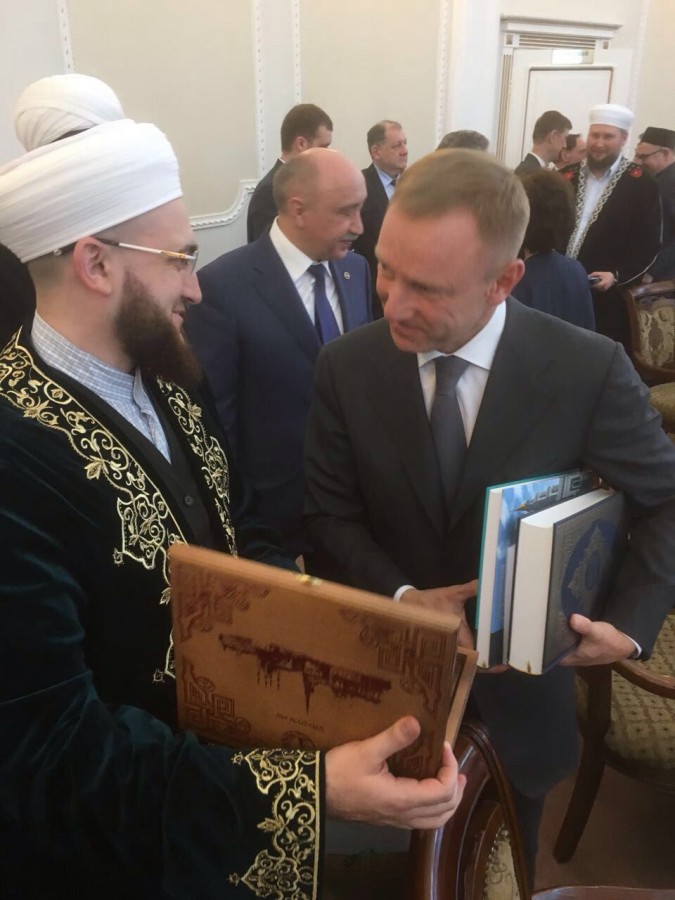Татарстан мөфтие Россия ислам мәгарифенә багышланган сөйләшүдә катнашты