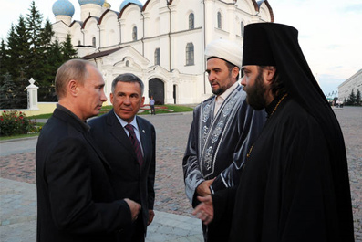 Мөфти Илдус хәзрәт Фәйзов РФ премьер-министры Владимир Путинга рәхмәтен җиткерде